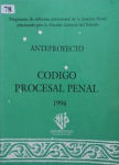 Anteproyecto Código Procesal Penal vignette