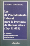 Ley de procedimiento laboral para la provincia de Buenos Aires (Ley 11.653) vignette