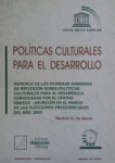 Políticas culturales para el desarrollo vignette