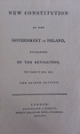 New Constitution of the Goerment of Poland established by the Revolution vignette